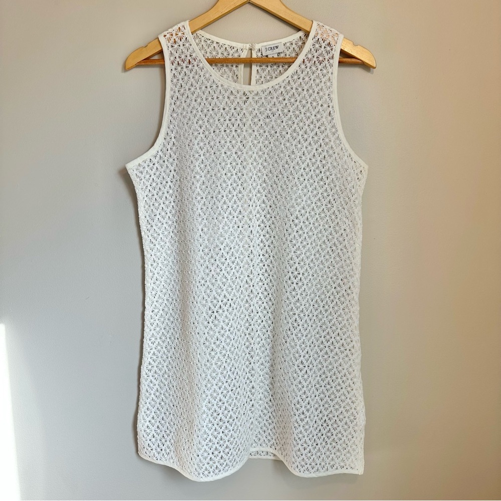 J. Crew Women’s Cream Crochet Beach
Coverup Dress, Size Small
